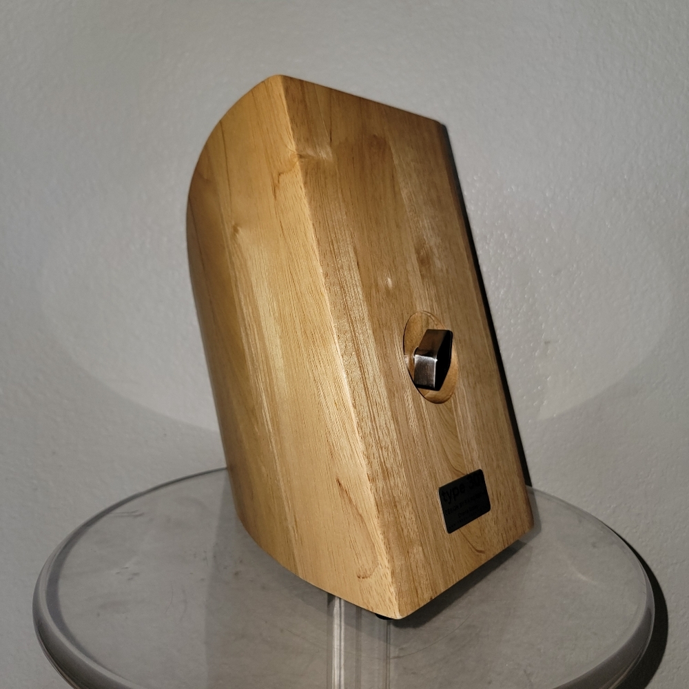 Chroma Type 301 Designed By F.A. Porsche Wood Knife Block Poland Pre Owned